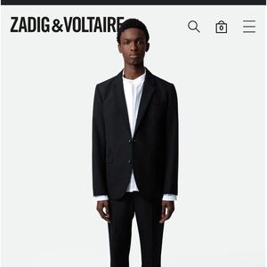 Men’s black Blazer Size 38 .. This style jacket is from 2023 ..Never worn